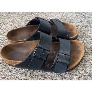 Birkenstock Arizona Sandal Womens 38 (US 7- 7.5) Black